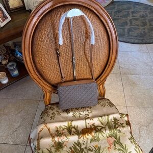 Michael Kors Tan and Brown Jet Set Bag